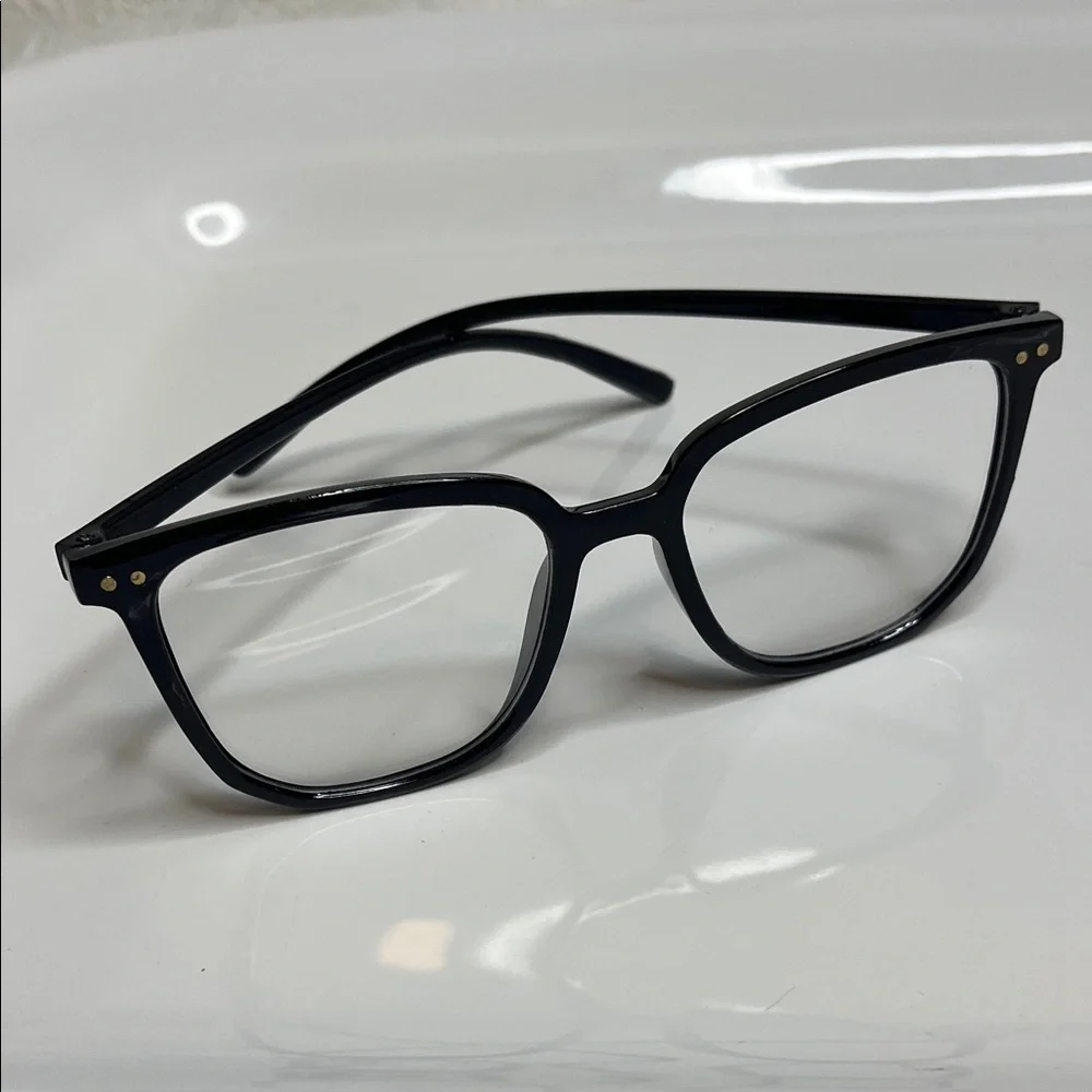 Elegant Black Blue Light blocking Eyeglasses Frame
